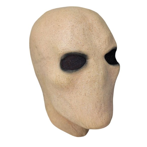 adult slender man rubber mask terrifying halloween beautifully painted mask. - Picture 5 of 11